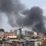 Vídeo: incêndio atinge galpão com veículos no Betânia
