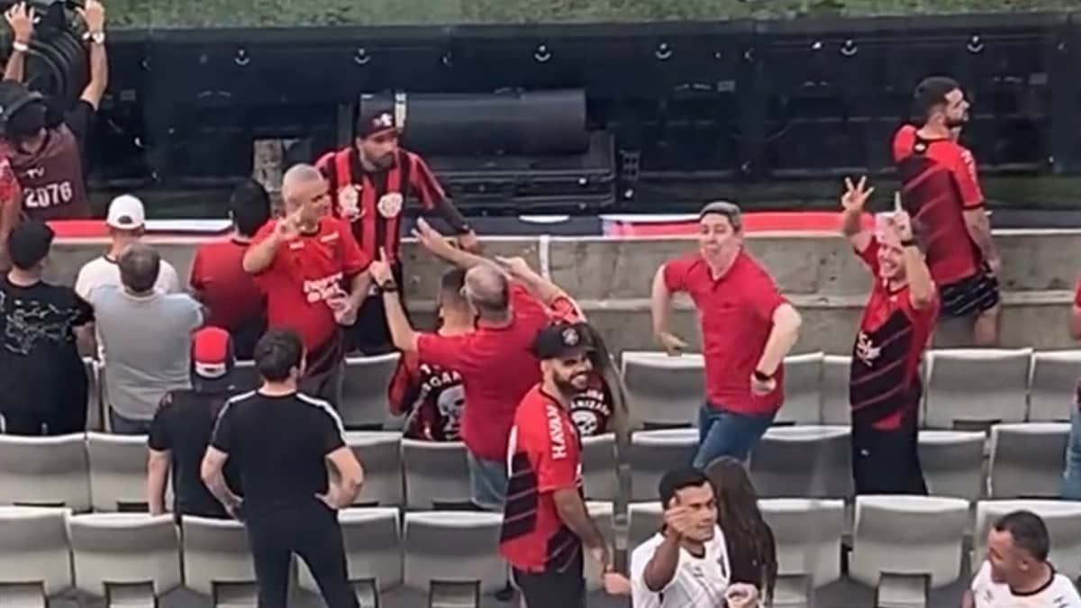 STJD denuncia Athletico-PR por gesto racista de torcedor contra flamenguistas 