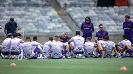 Atividade no Mineirão fechou preparação para jogo com o Vasco
