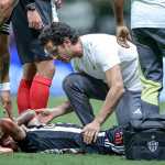Atlético: Rubens se manifesta após grave lesão contra o Criciúma