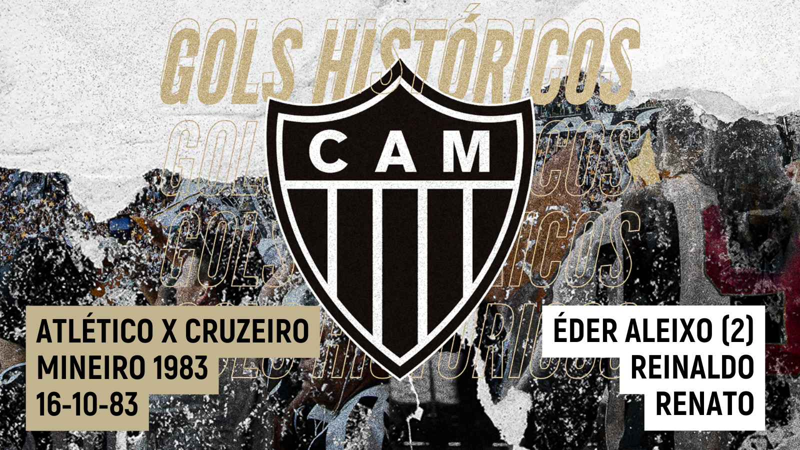 Gols históricos: Atlético goleia o Cruzeiro e arranca rumo ao hexa do Mineiro, em 1983