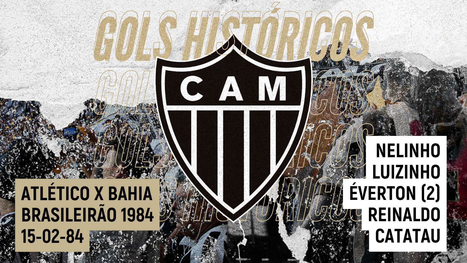 Gols históricos: Atlético goleia o Bahia pelo Brasileirão de 1984
