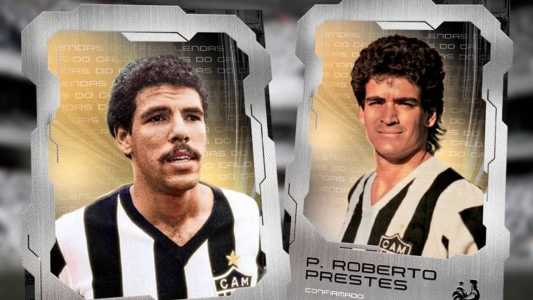 Atlético confirmou Toninho Cerezo e Paulo Roberto Prestes para o "Lendas do Galo" na Arena MRV