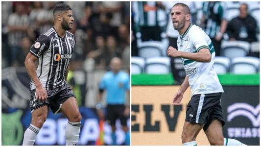 Hulk e Islam Slimani são os atacantes e grandes destaques de Atlético e Coritiba