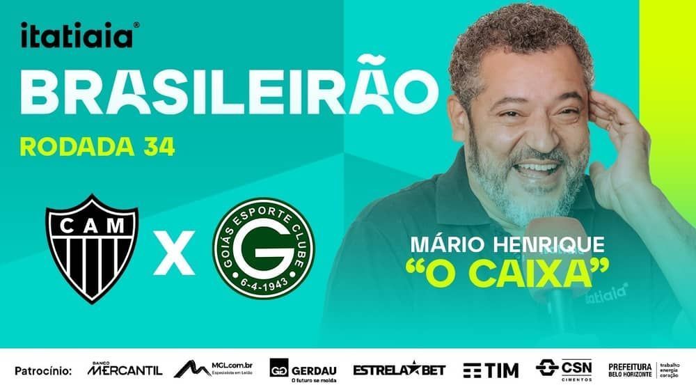 Atlético x Goiás: assista, ao vivo, à transmissão da Itatiaia