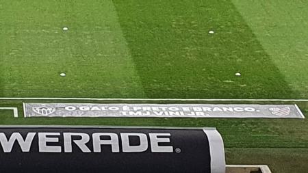 Atlético exibiu faixas no Mineirao para apoiar jogador
