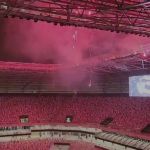 Atlético faz queima de fogos na Arena MRV em homenagem a título de 1937