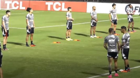 Atlético fez último treinamento antes de jogo decisivo na Libertadores