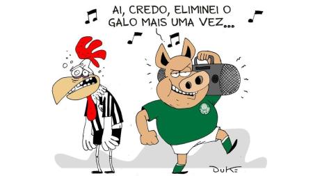 Atlético foi eliminado pelo Palmeiras pela terceira vez seguida
