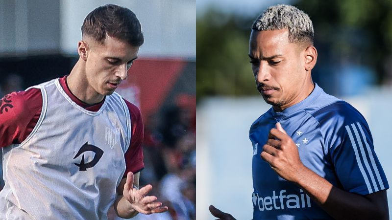 Atlético-GO x Cruzeiro: duelo marca encontro entre os principais 'garçons' do país