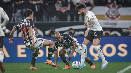 Atlético jogou mal e foi eliminado pelo Corinthians nos pênaltis
