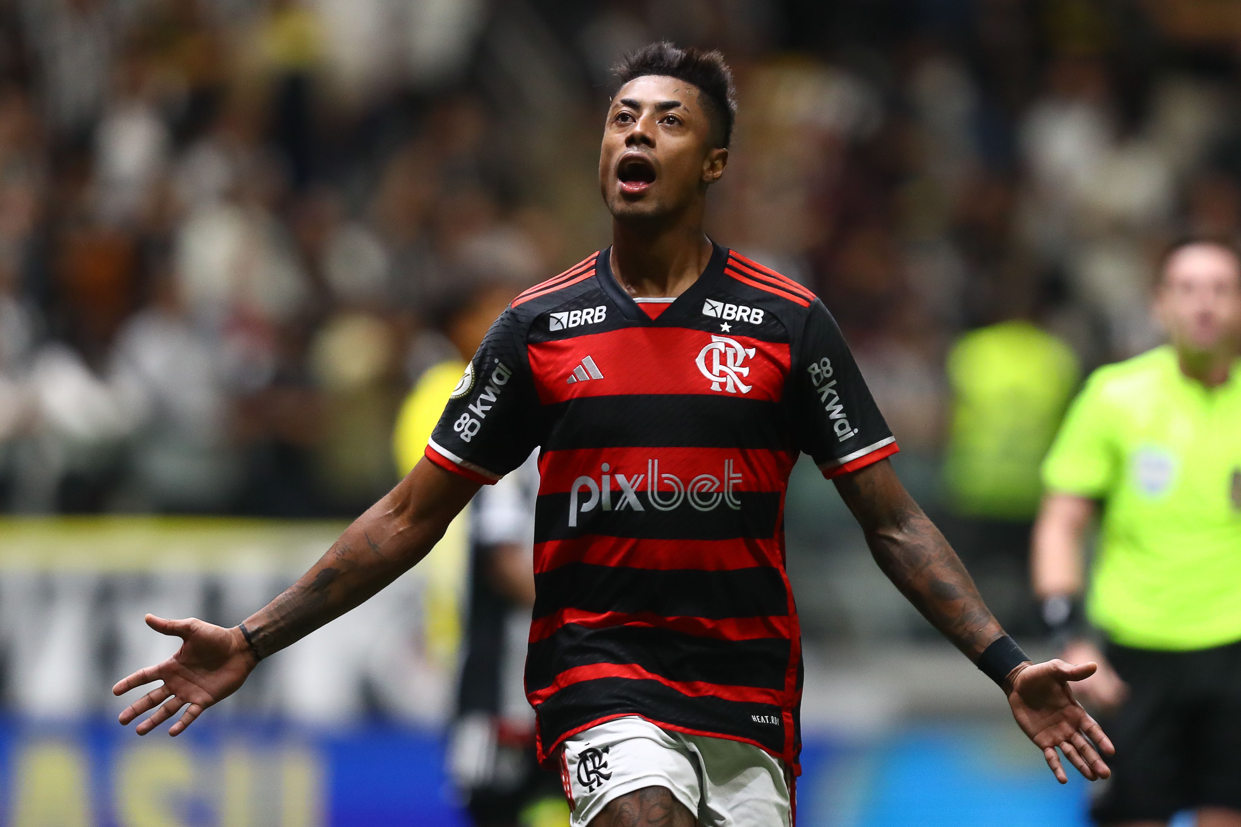 Bruno Henrique, do Flamengo, explica comemoração contra o Atlético