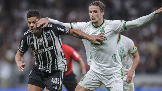 Atlético não conseguiu vencer o América mesmo abrindo 2 a 0