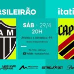 Atlético x Athletico-PR: assista, ao vivo, à transmissão da Itatiaia