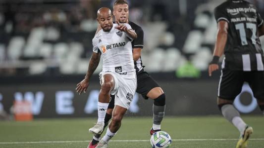 Atlético teve atuação ruim e perdeu para o Botafogo pelo Brasileirão