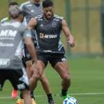 De olho na Libertadores: veja imagens do treinamento do Atlético nesta segunda-feira (27) na Cidade do Galo