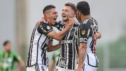 Atlético venceu o América o jogo de ida da final do Mineiro