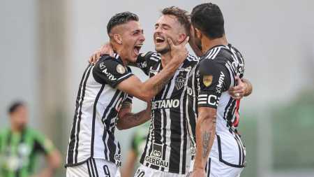 Atlético venceu o América o jogo de ida da final do Mineiro