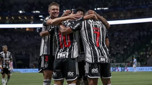 Atlético venceu o Palmeiras e colou no G4 do Brasileirão
