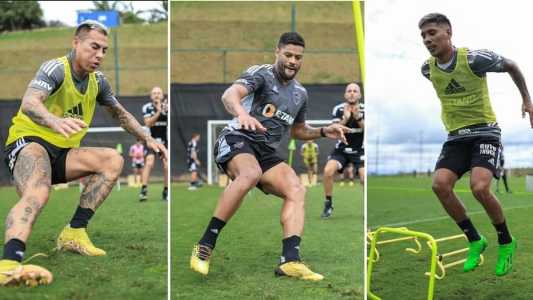 Atlético voltou a trabalha no gramado nesta quarta-feira (4)