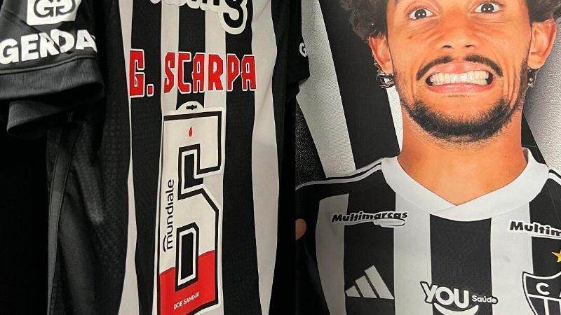 Atlético terá camisa personalizada para jogo contra o Palmeiras
