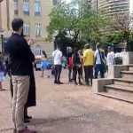 Vídeo: eleitores de direita e esquerda batem-boca em ato de 7 de Setembro na Praça da Liberdade, em BH