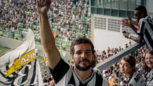 Ator Daniel de Oliveira em jogo do Atlético