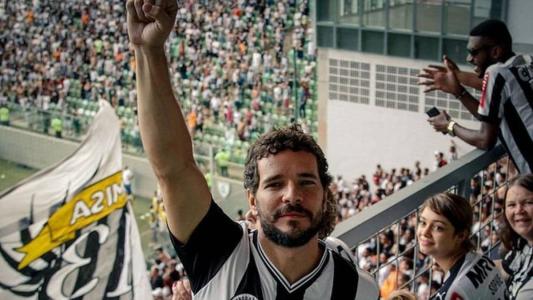 Ator Daniel de Oliveira em jogo do Atlético