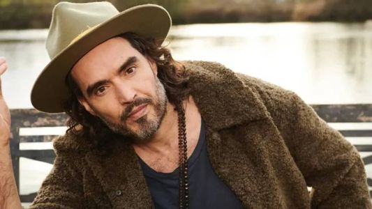 Ator e comediante Russel Brand que foi casado com a atriz Katy Perry
