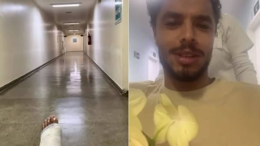 Ator Matheus Abreu sofreu acidente de moto na segunda-feira (28)