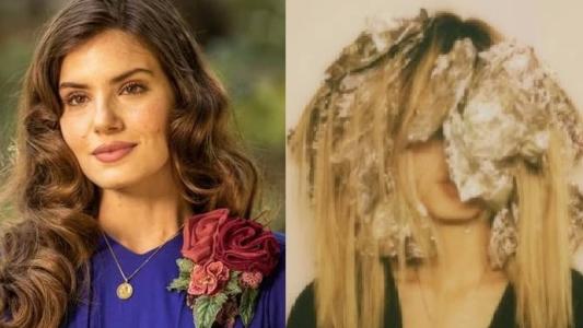 Atriz exibiu madeixas loiras nas redes sociais