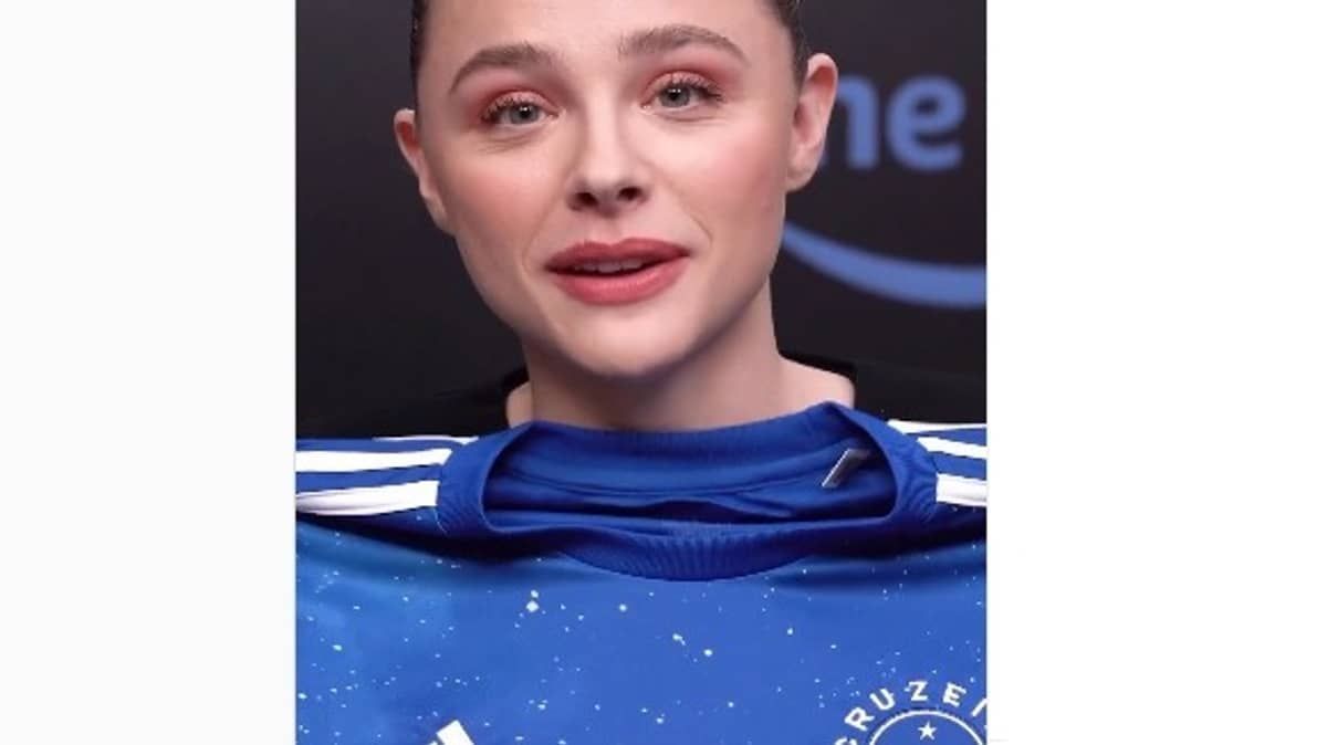 Atriz norte-americana Chloë Moretz surpreende e revela: 'amo o Cruzeiro'