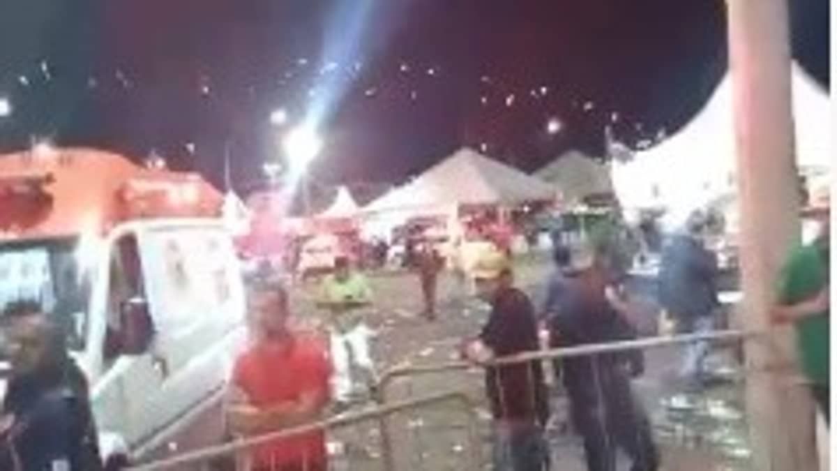 Veja imagens do atropelamento em série que deixou uma pessoa morta e sete feridas em Juiz de Fora