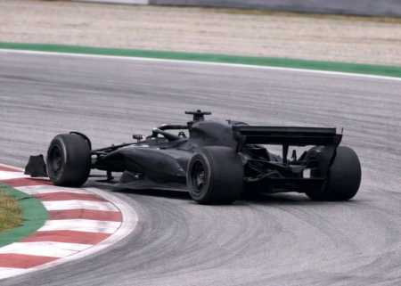 Audi 2026 em testes no circuito de Barcelona para temporada da F1