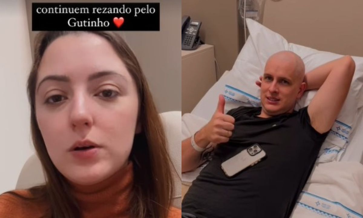 Noiva do cantor Augusto pede orações para cirurgia de remoção do tumor cerebral