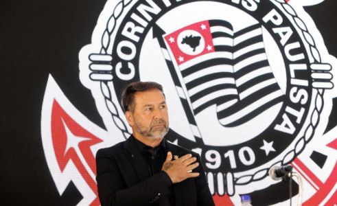Augusto Melo, presidente do Corinthians