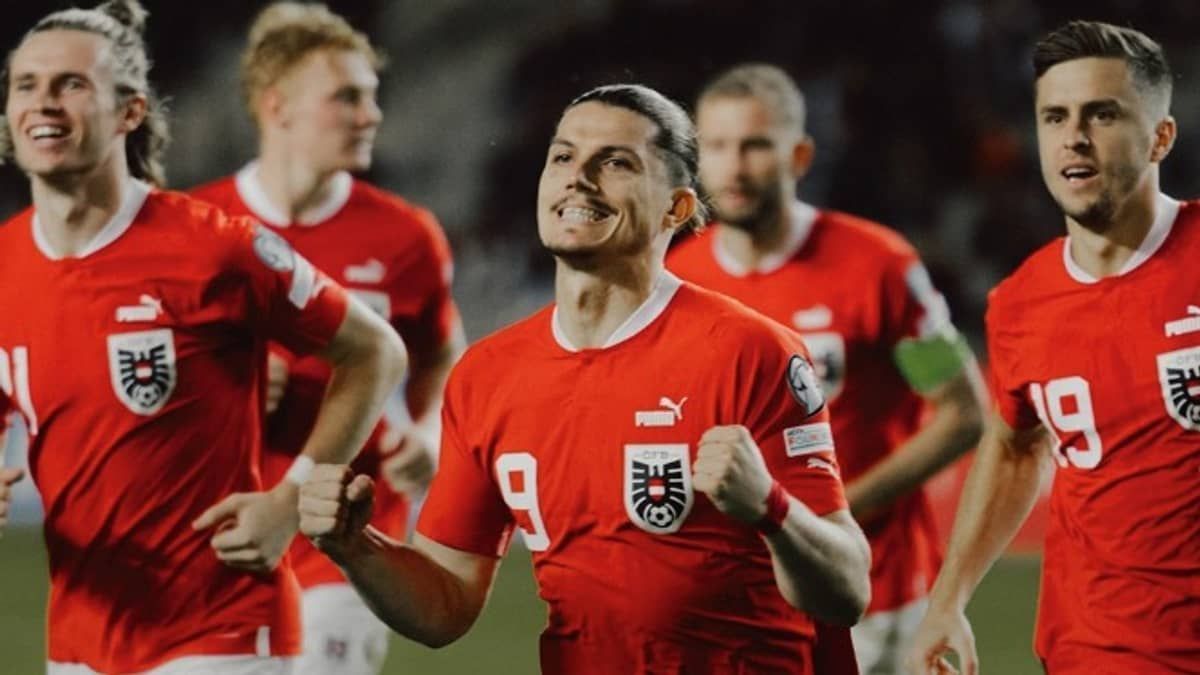 Áustria vence Azerbaijão e se classifica para a Eurocopa 2024