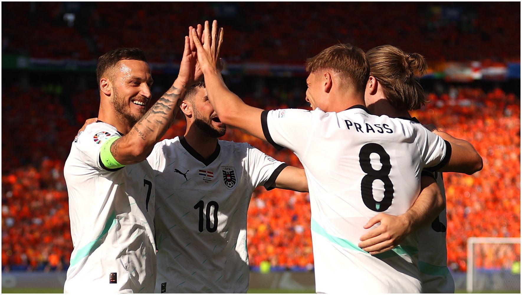 Em jogo eletrizante, Áustria surpreende, bate a Holanda e vai às oitavas da Eurocopa