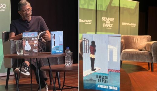 Foto mostra o escritor Jeferson Tenório