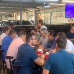 Bolsonaro se encontra com Zema no café da manhã na Pampulha, em BH, neste sábado (7)