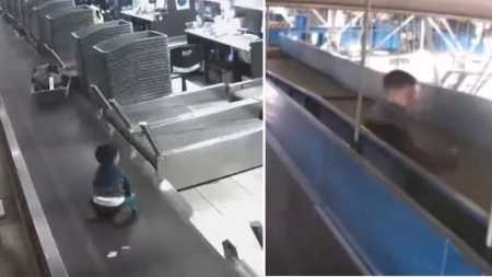 'Aventura' do menino foi registrada por câmeras de segurança