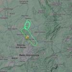 Vídeo mostra avião da Azul em 'emergência' voando em círculo na Grande BH