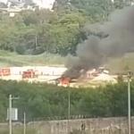 BH: duas pessoas morrem carbonizadas em queda de avião da PF no Aeroporto da Pampulha