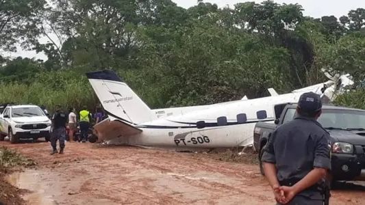 Avião caiu nesse sábado; ninguém sobreviveu