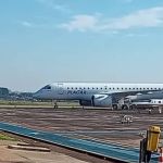 Avião de Leila Pereira para uso do Palmeiras chega ao Brasil