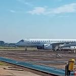 Avião de Leila Pereira para uso do Palmeiras chega ao Brasil
