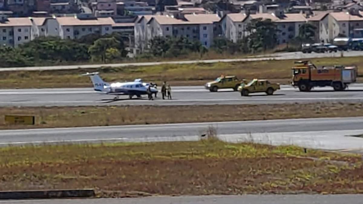 Aeroporto da Pampulha é fechado após problema com avião