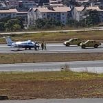 Aeroporto da Pampulha é fechado após problema com avião