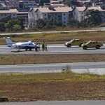 Aeroporto da Pampulha é fechado após problema com avião