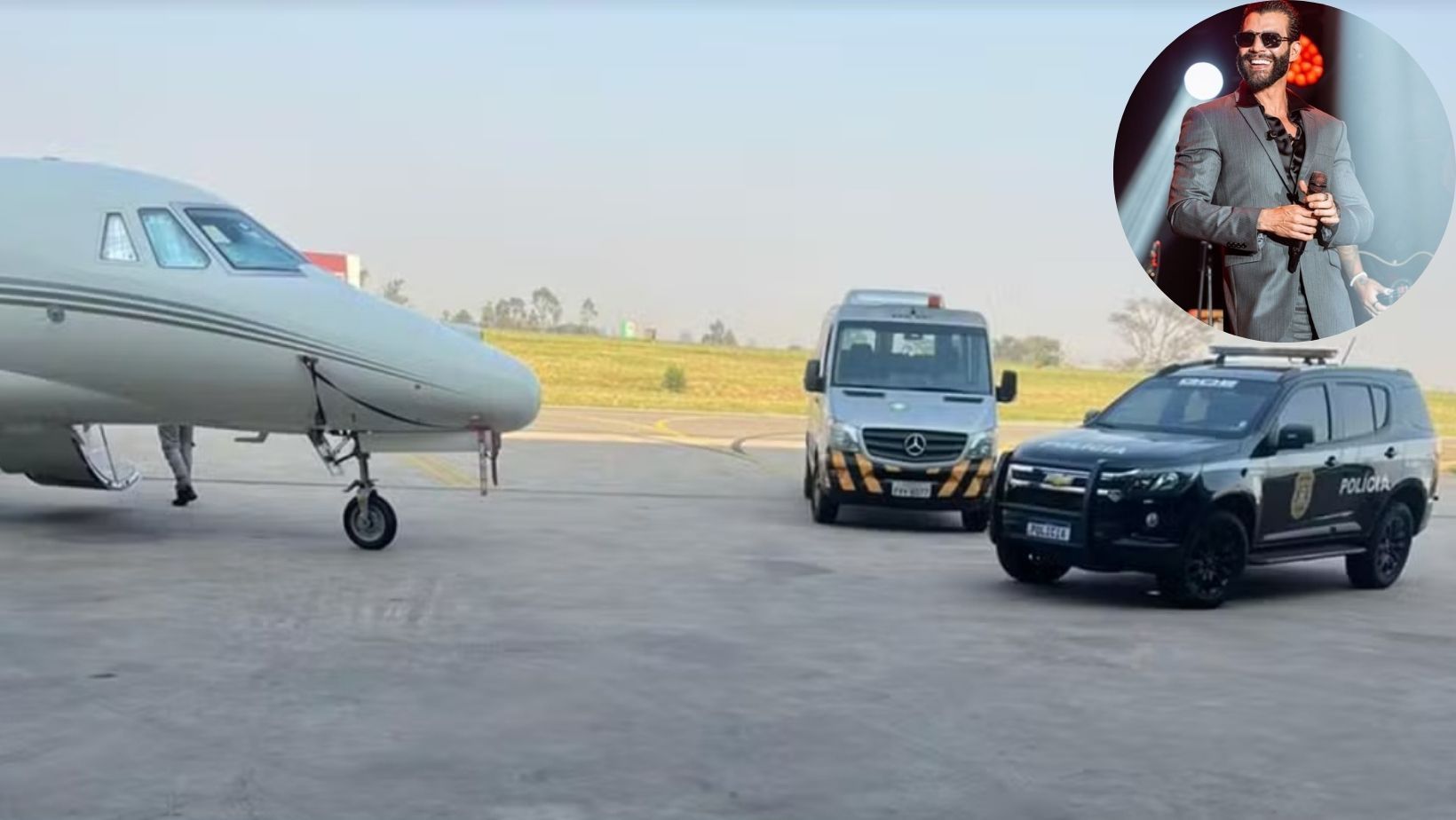 Equipe de Gusttavo Lima se pronuncia após ter avião apreendido em operação que prendeu Deolane Bezerra